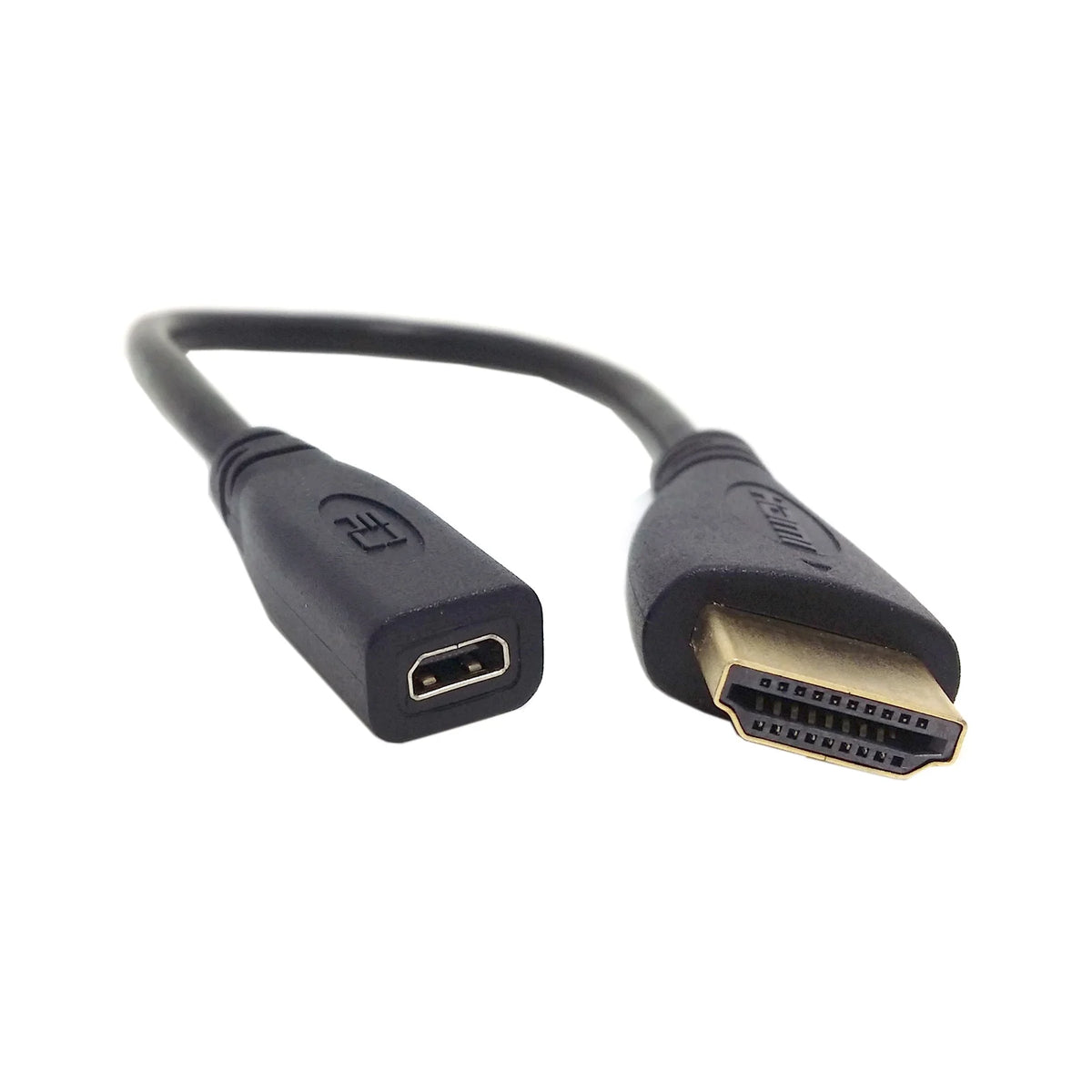 UXG Micro HDMI Female to HDMI Male Adapter Cable 20cm