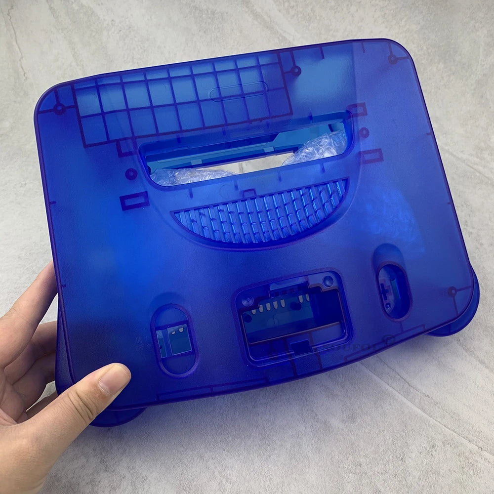 N64 Replacement Housing Shell for Nintendo 64, Transparent Case