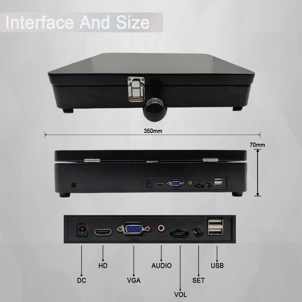 Pandora DX Box 14 Inch Folding Arcade Console, 28645 in 1, 720P