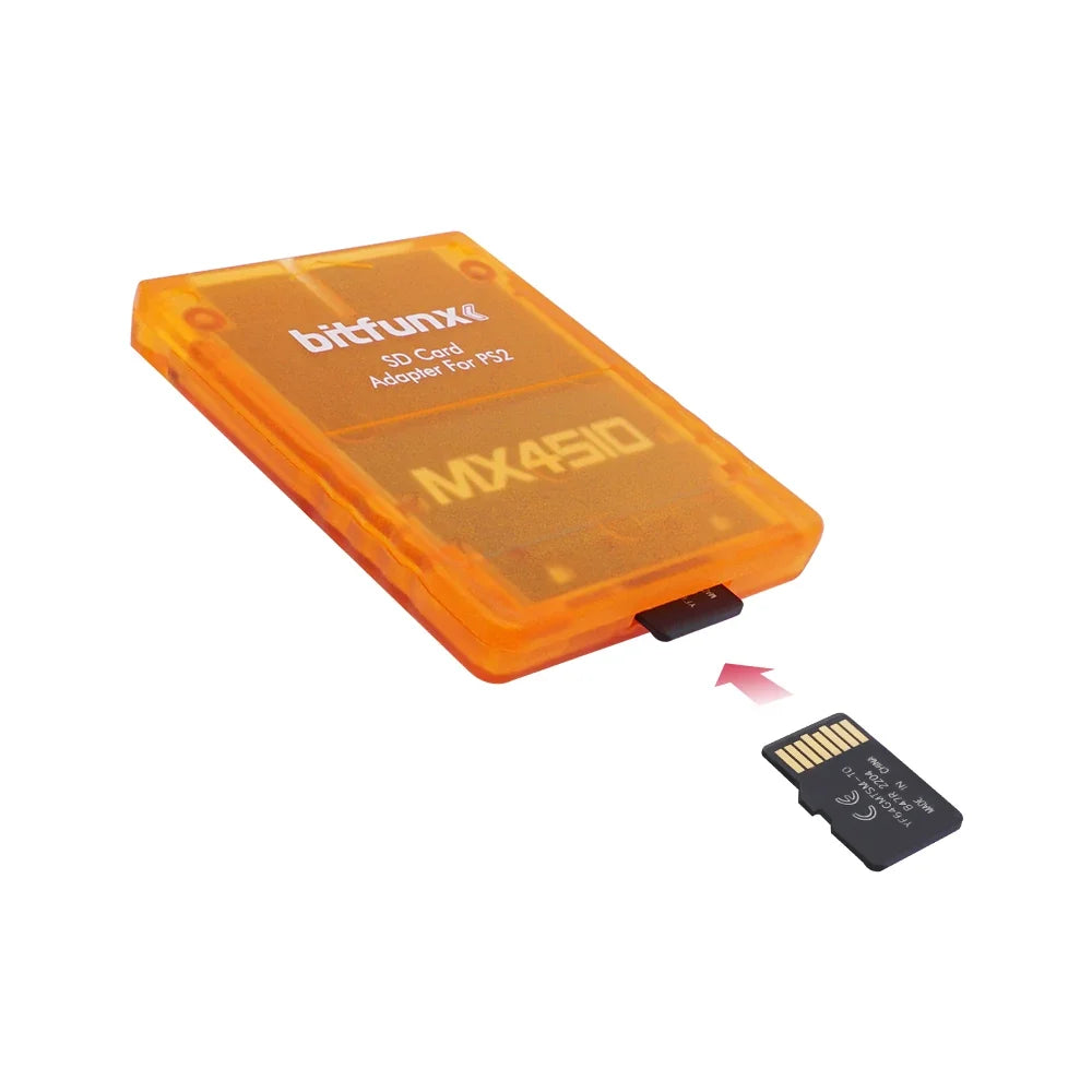 BitFunx MX4SIO Adapter for PS2, SIO2SD TF/SD Card Slot