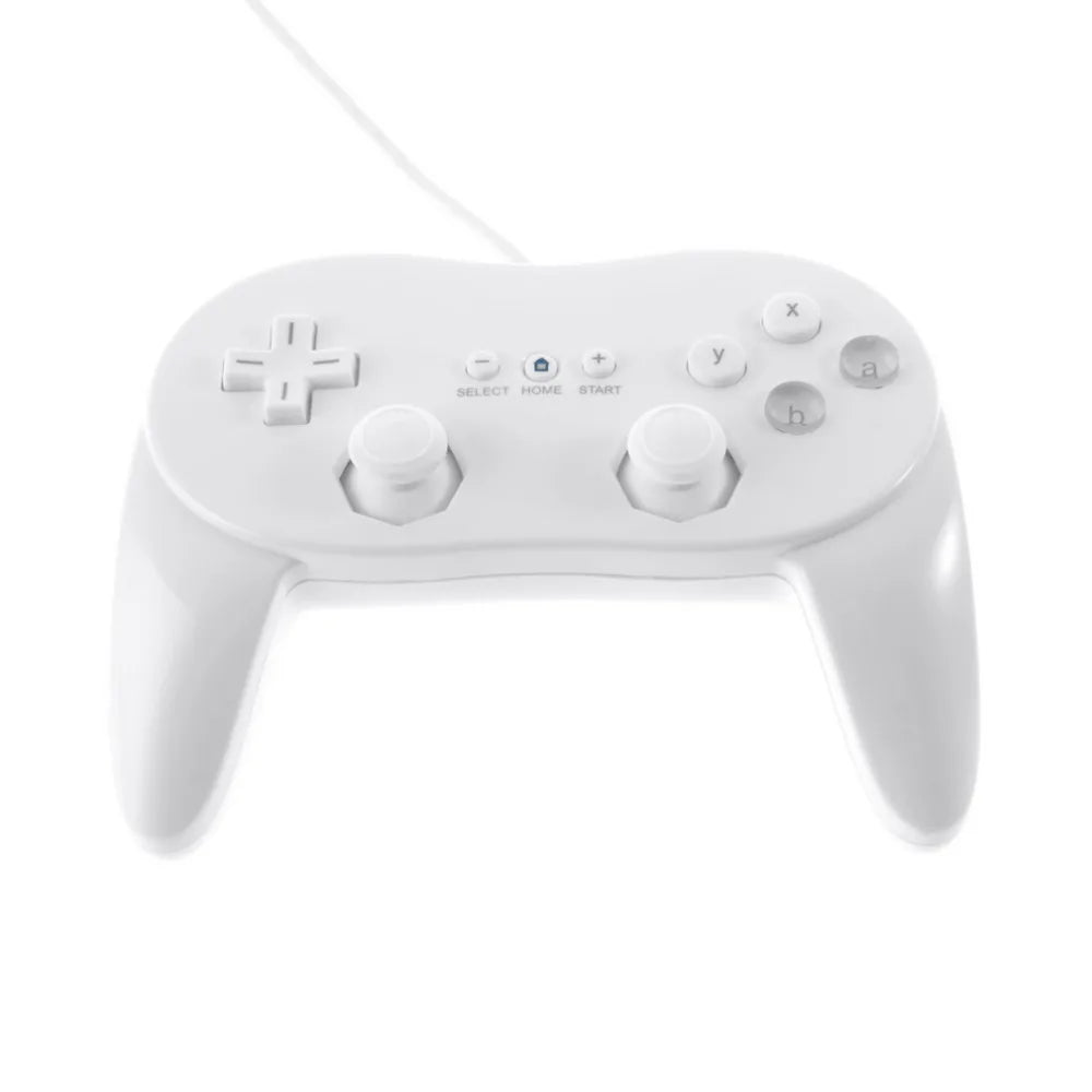 Classic Wired Game Controller for Wii Remote, White or Black