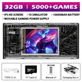 A10 Handheld Game Console and 10000mAh Power Bank, 2-in-1