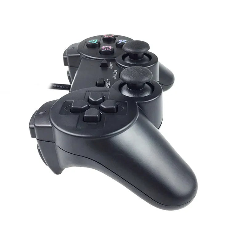 Wired Gamepad for PS2 Console Controller for Mando PS2 Joystick for Playstation Dual Shock Vibration Joypad Wired PC Controller