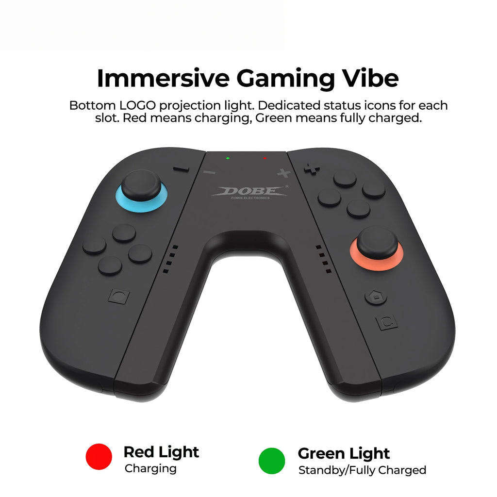 Nintendo Switch 2 Magnetic Charging Grip for Joy-Con Controllers
