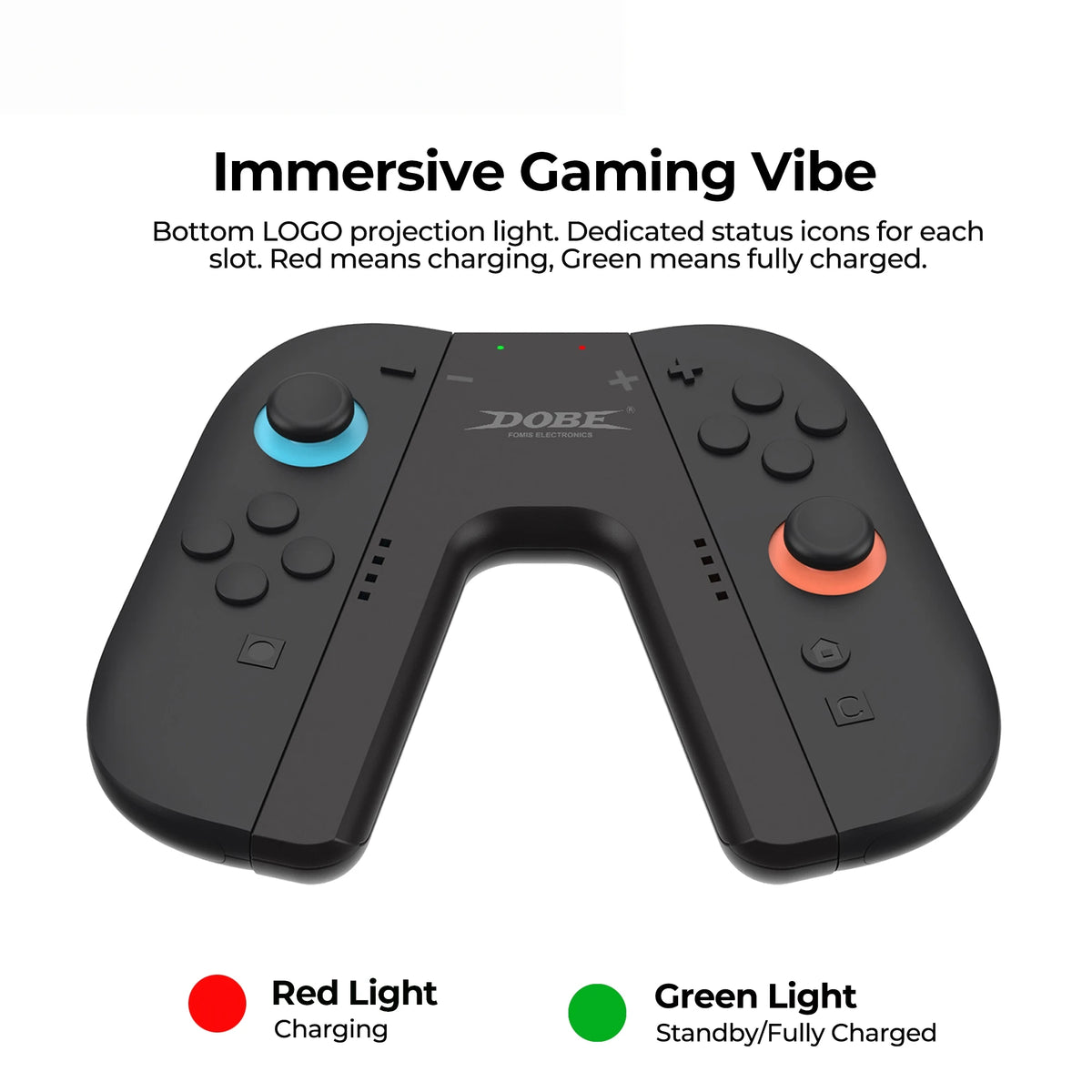 Nintendo Switch 2 Magnetic Charging Grip for Joy-Con Controllers