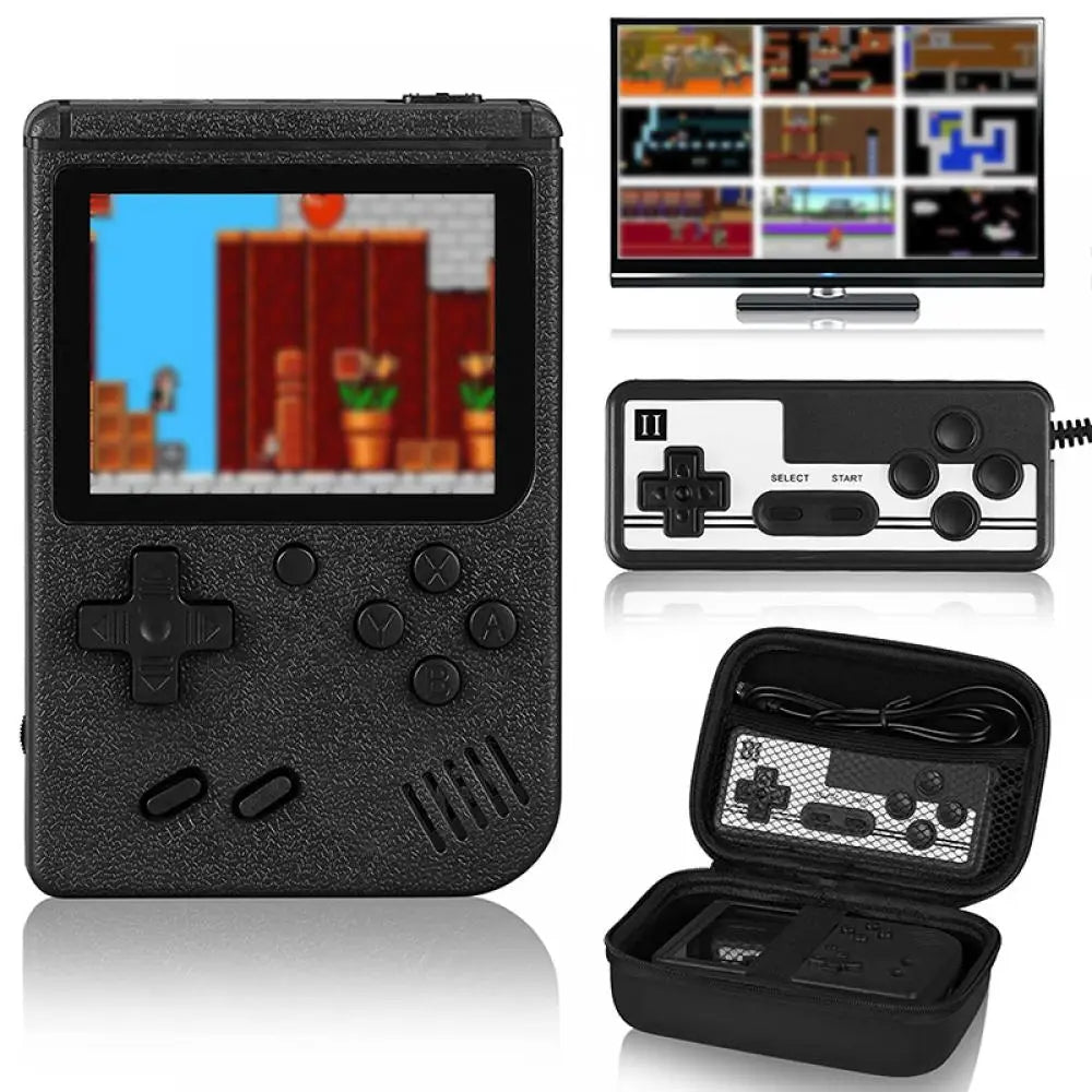 Retro Portable Mini Video Game Console Built-in 400 Games 3.0 Inch LCD Screen Kids Gift 8-Bit Handheld Game Player AV Output