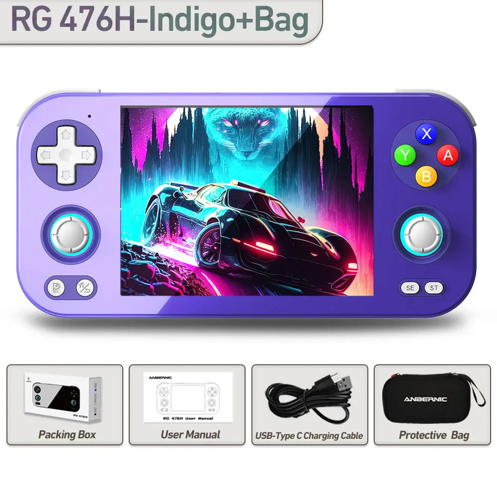 ANBERNIC RG476H Handheld Console, 4.7 Inch LTPS, Android 13, T820