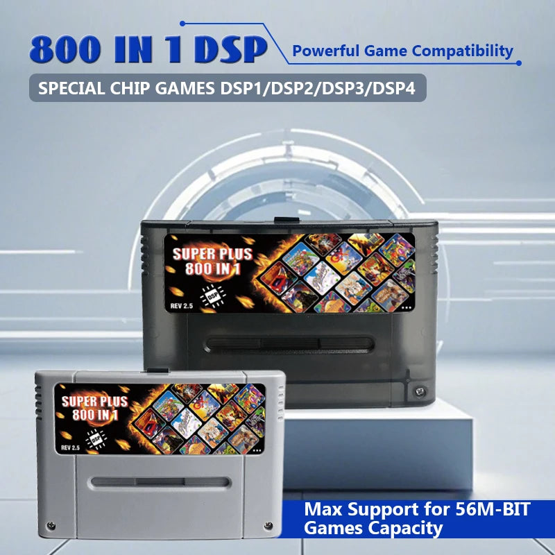 New Super DSP SNES SFC Supports With 8G TF Card Memory Card For SNES SFC Console Accessories