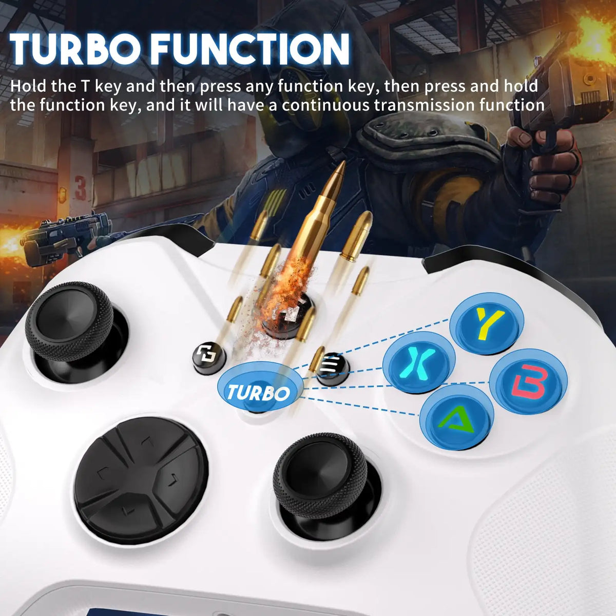 Bonadget Wireless Xbox One Series X/S PC Controller Hall Effect
