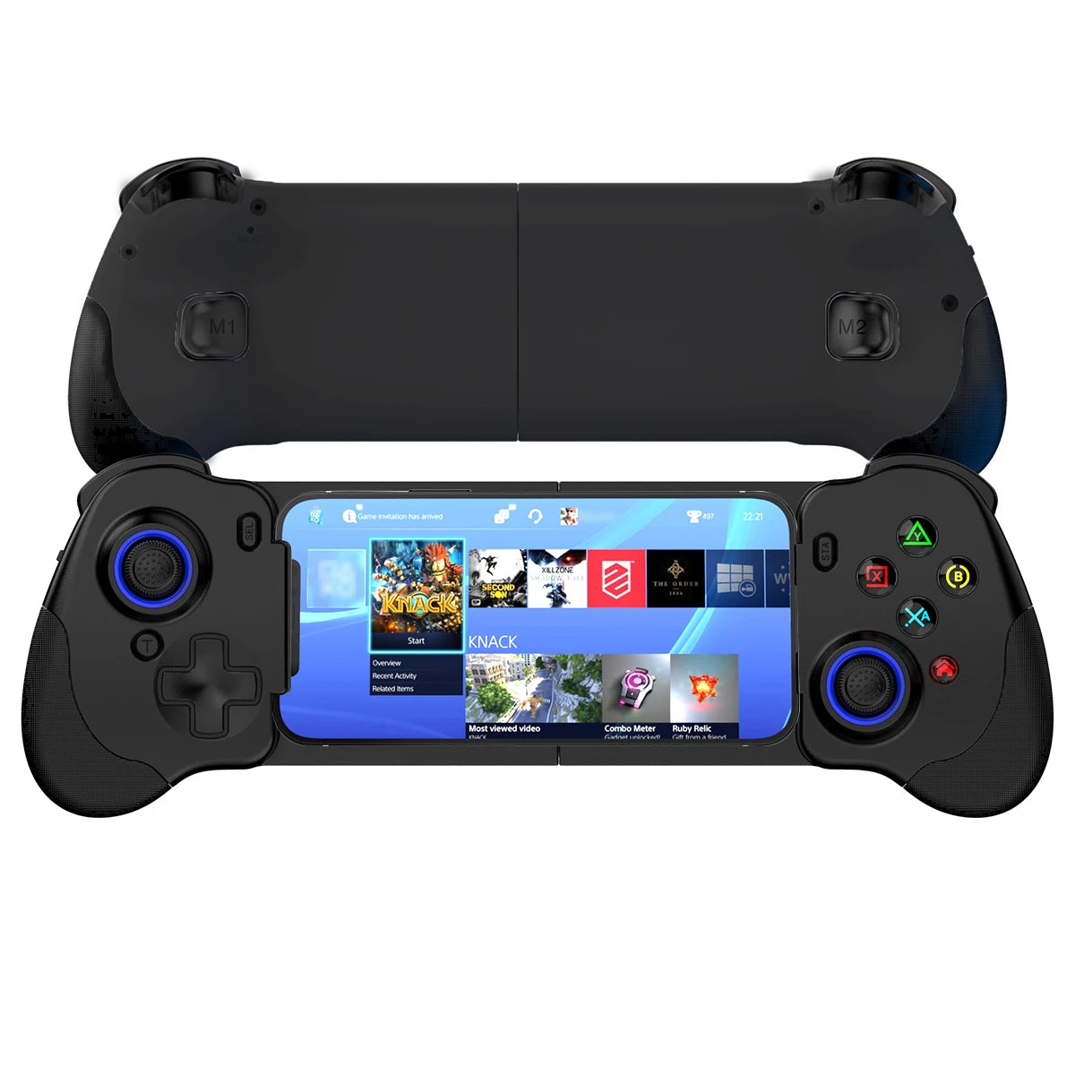 N01 Wired Telescopic Controller USB-C for Android & iPhone 15/16
