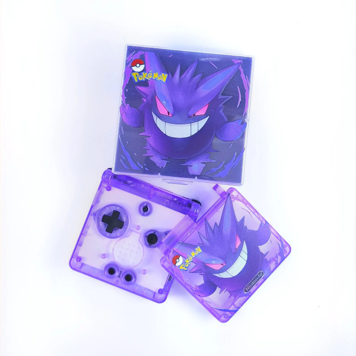 GBA SP Color Printed Replacement Shell, Creative DIY Housing