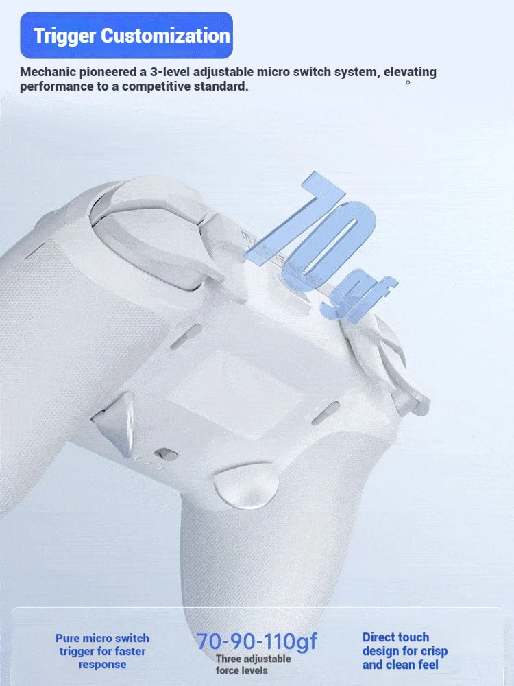 Machenike F1 Wireless Controller Dual 8K Tri-Mode Hot Swap