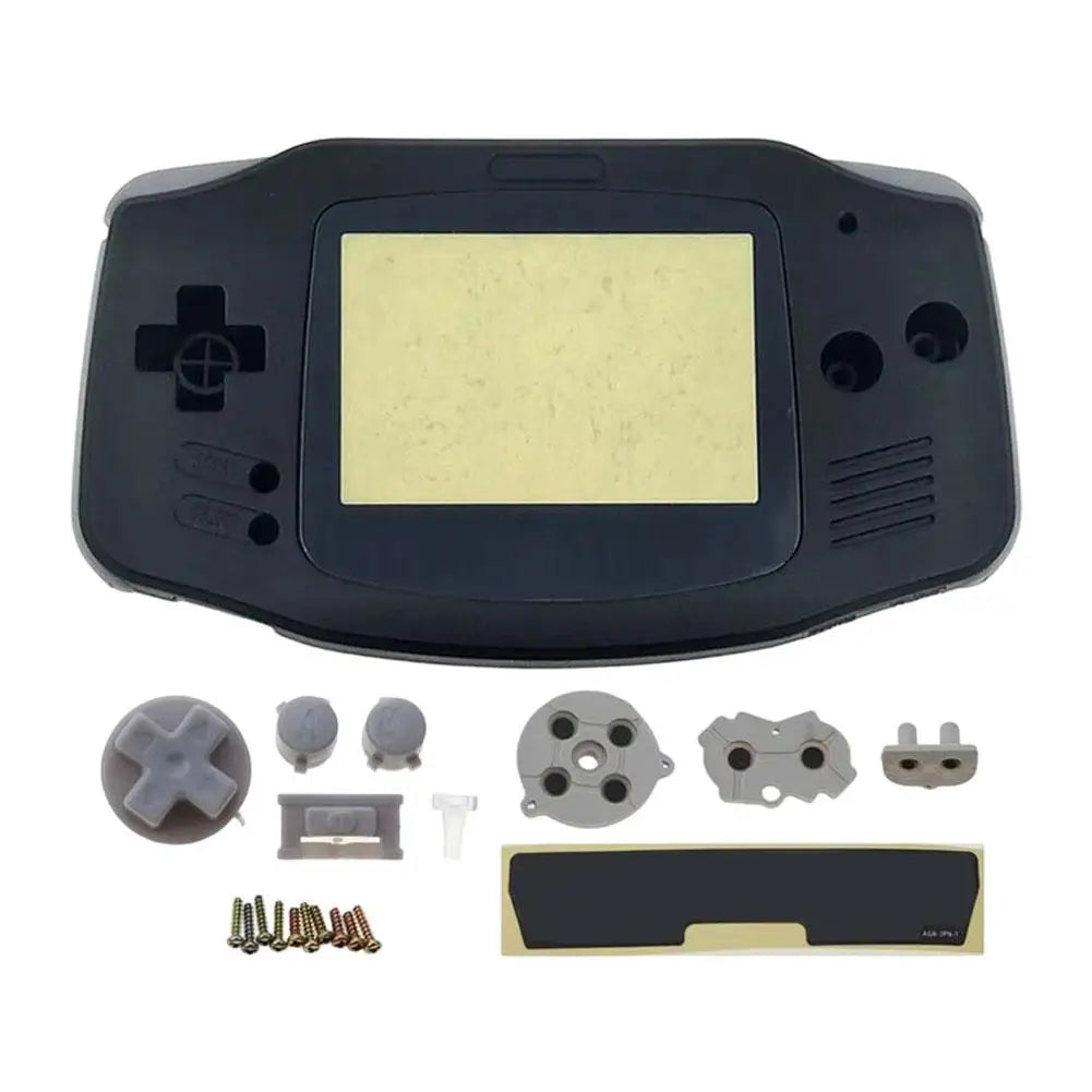Replacement Full Housing Shell Kit DIY Casing Clear Replacement Shell Full Housing Cover with Buttons Custom For Game Boy GBA