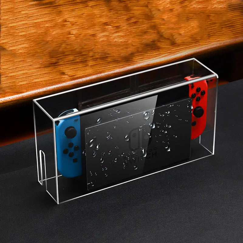 Nintendo Switch OLED Dock Dust Cover Acrylic Clear Display Box