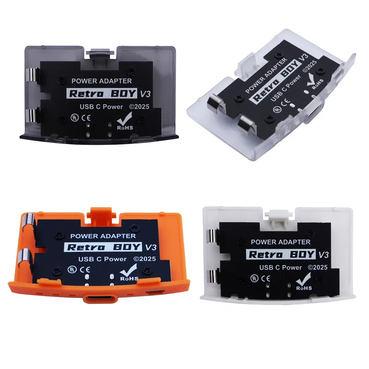 2025 New V3 Power Board for Gameboy Advance GBA External Power Adapter Module High Brightness Screen IPS Power Regulator