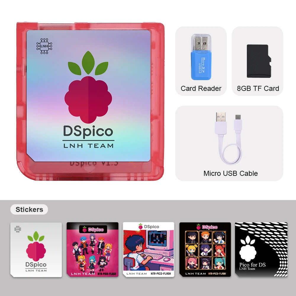 RP2040 MCU DSpico Game Reader Compatible With NDS NDSL DSi 3DS Console