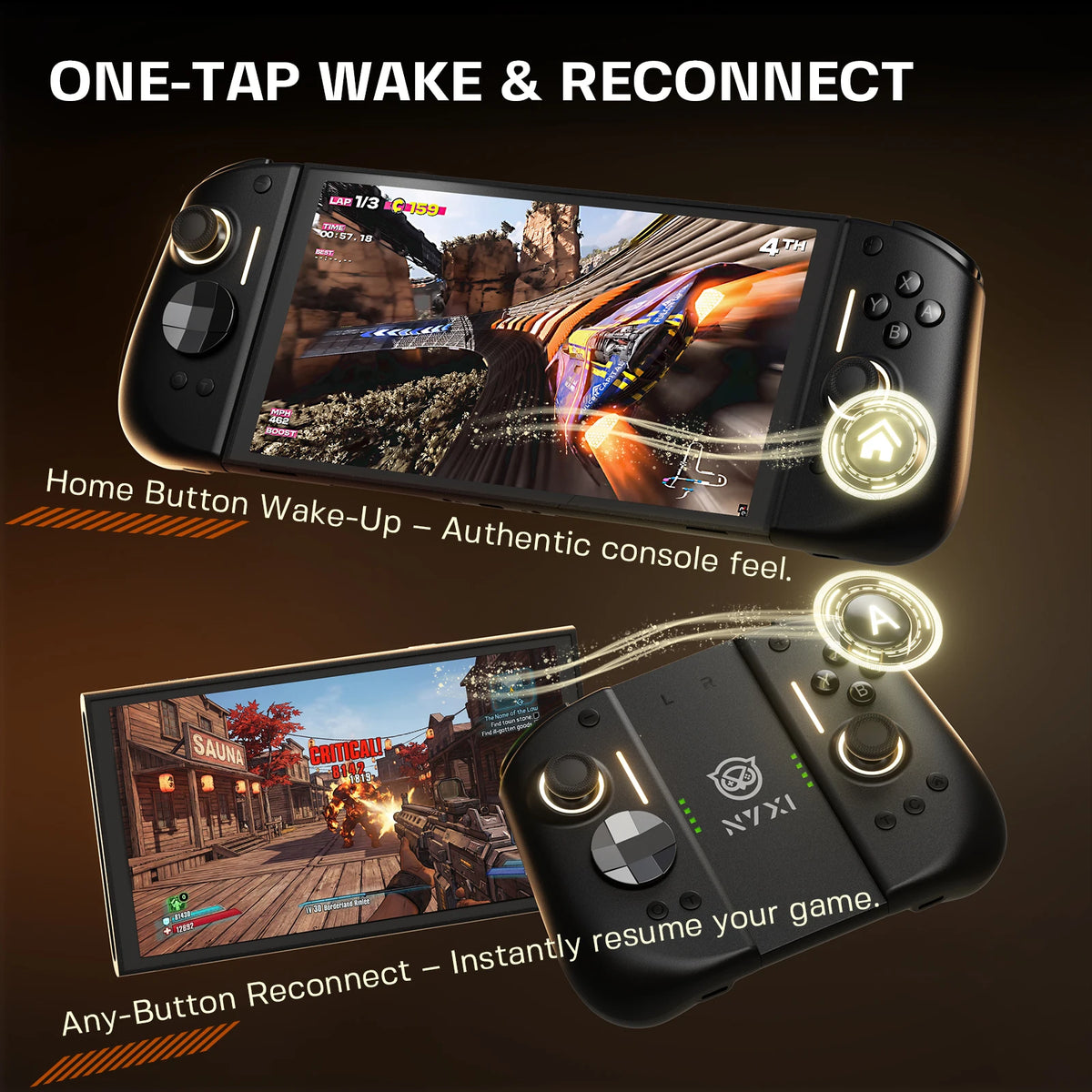 NYXI Hyperion 3 Wireless Joypad for Switch 2, Hall Joystick Magnetic Controller