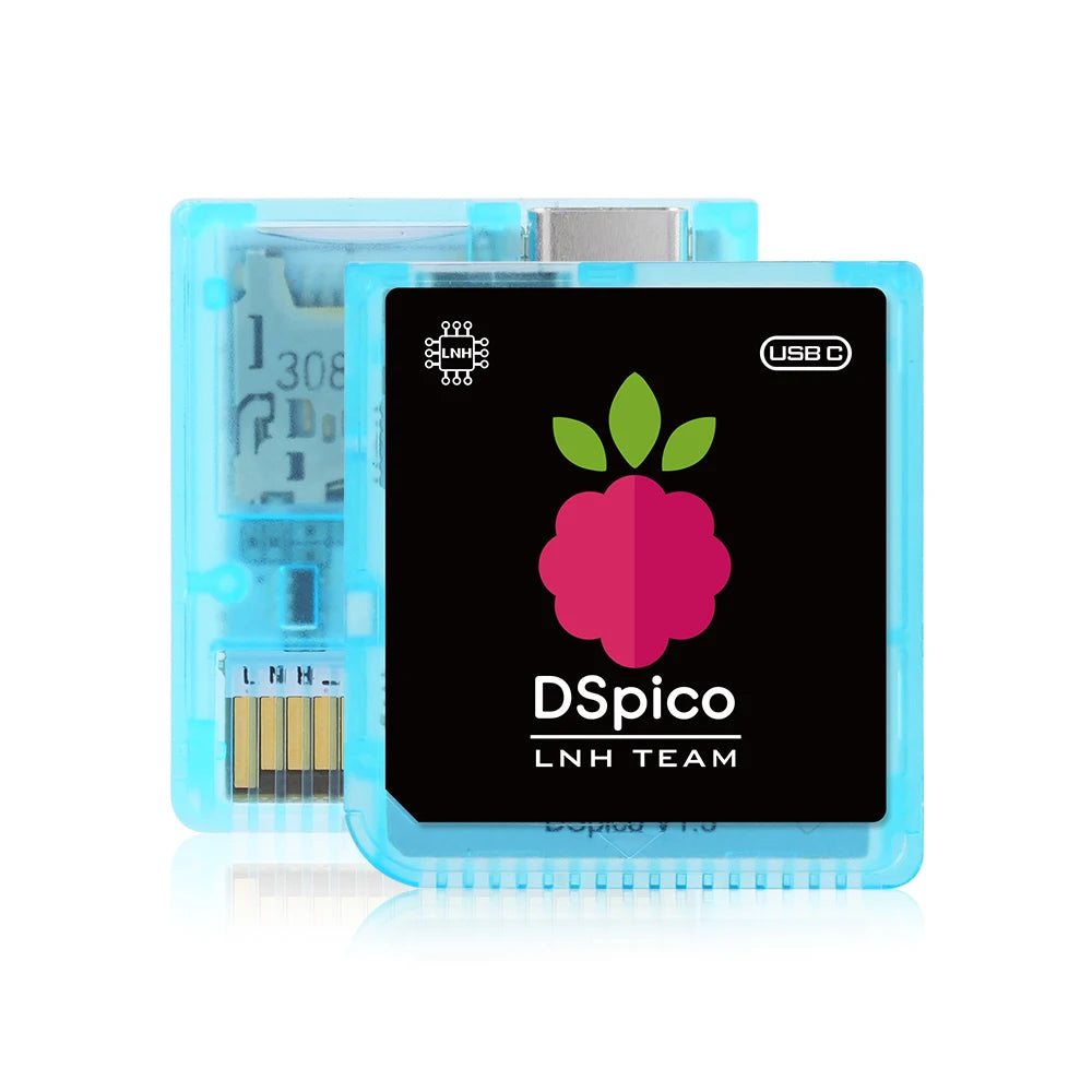 Chisfamily USB-C DSpico Game Reader Adapter 16 MBit Ultra-Low Power With LED RP2040 MCU for Nintendo DS, NDSL, DSi, 3DS Consoles