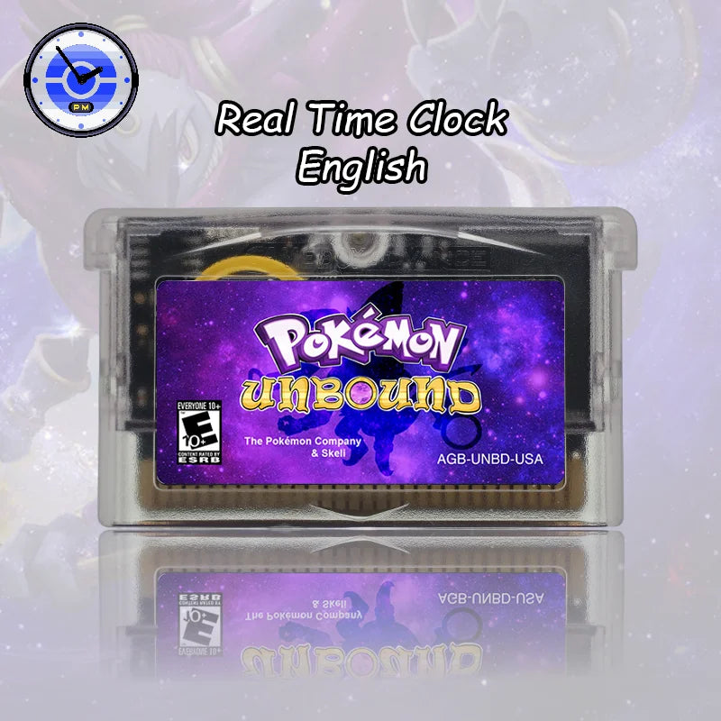 Pokémon Unbound v2.1.1.1 Reproduction GBA Cartridge with Box