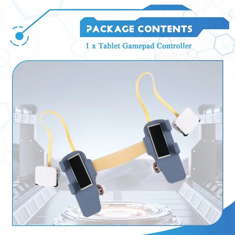 N91R-Mobile Games Controller Mobile Games Gamepad Controller For Tablet 6 Buttons Hand Gaming Grip Triggers For 7.9Inch To 9.1