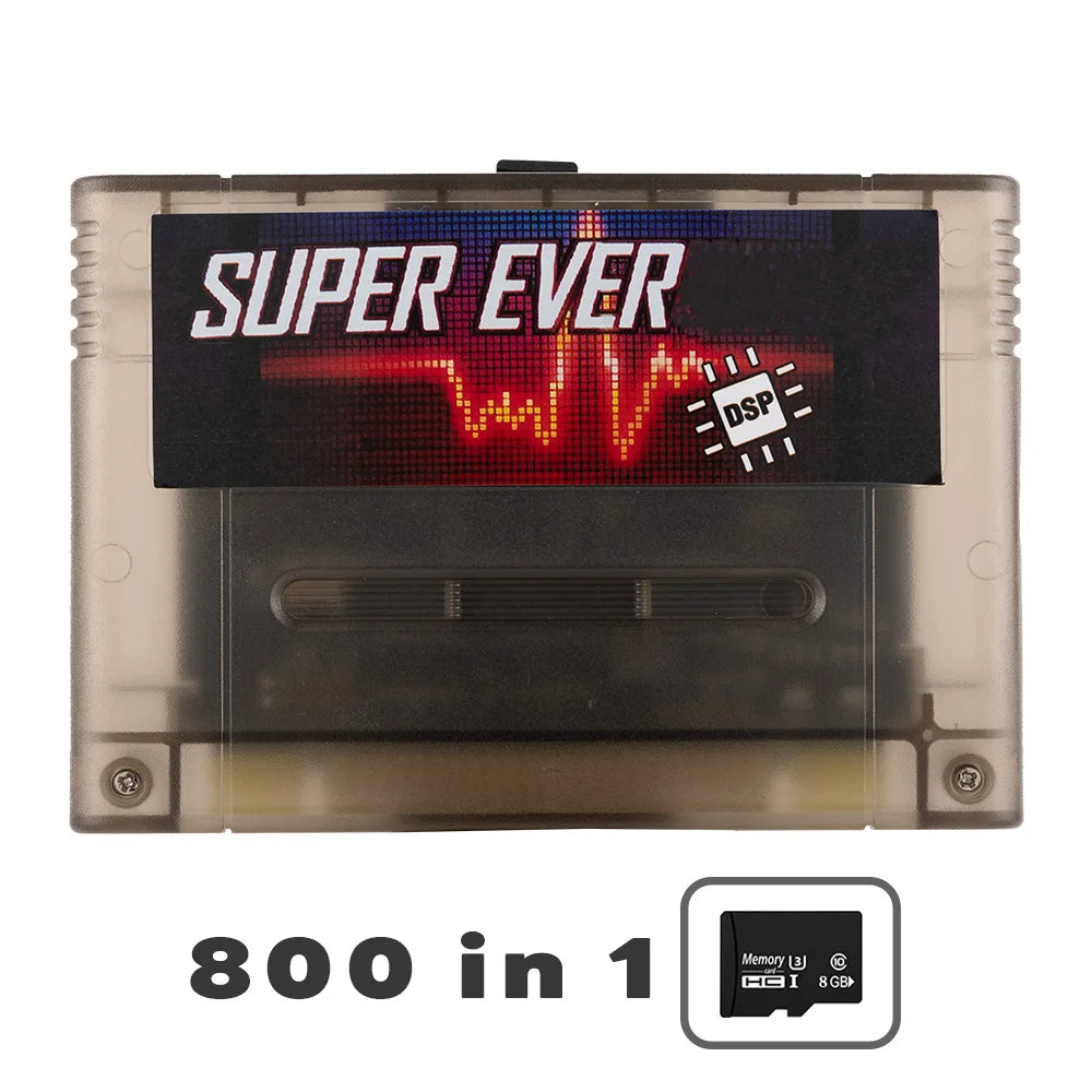 New Super DSP SNES SFC Supports With 8G TF Card Memory Card For SNES SFC Console Accessories