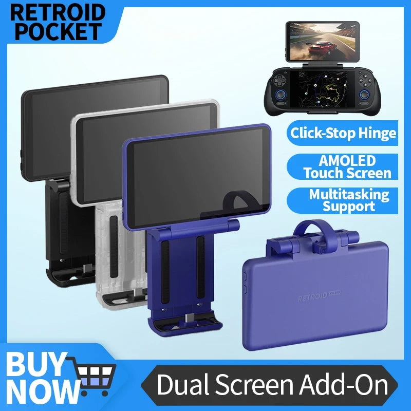 Retroid Dual Screen Add-on for Pocket 5 & Mini V2, 5.5-Inch OLED
