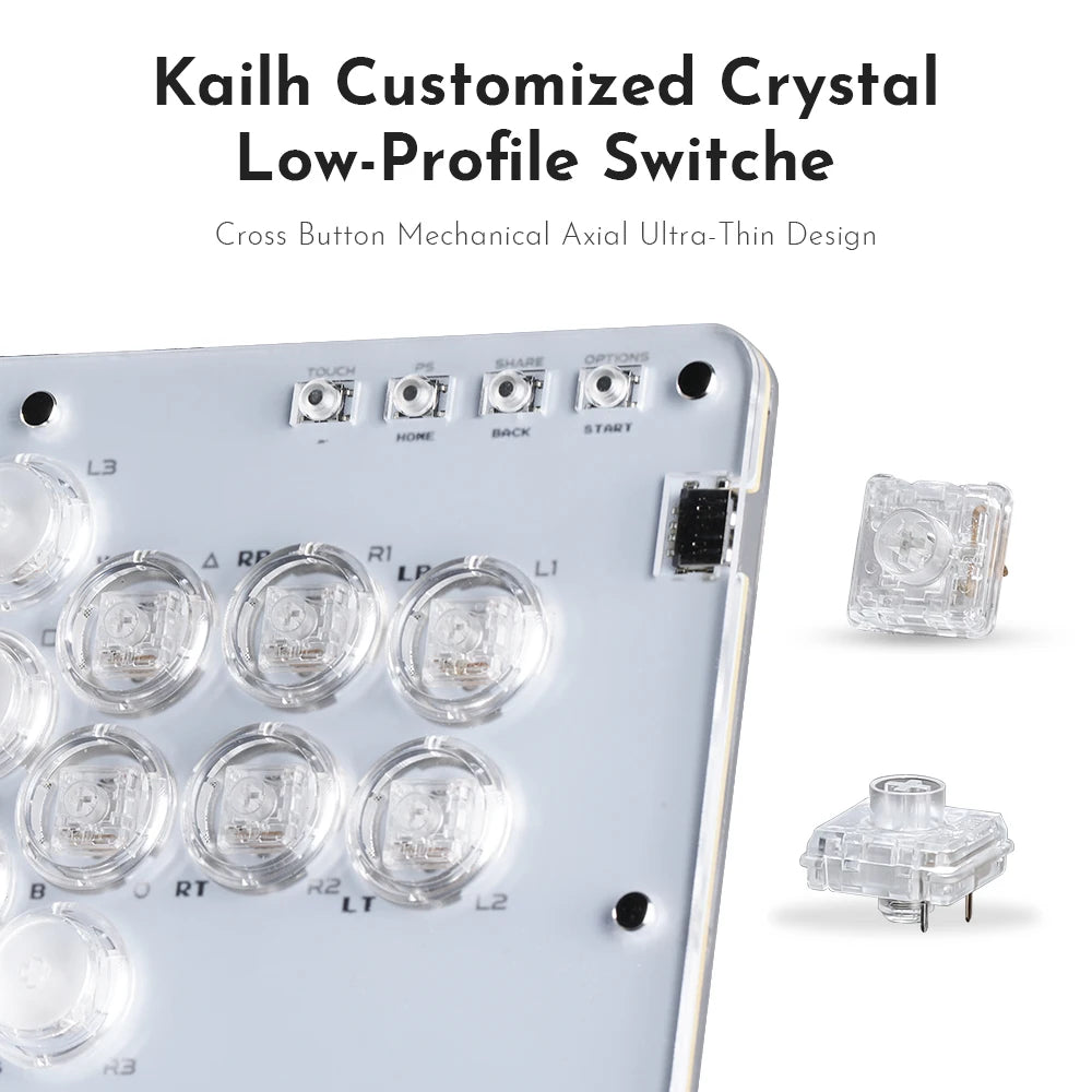 Haute42 R16 Hot-Swappable Leverless Hitbox Controller for PC/PS5