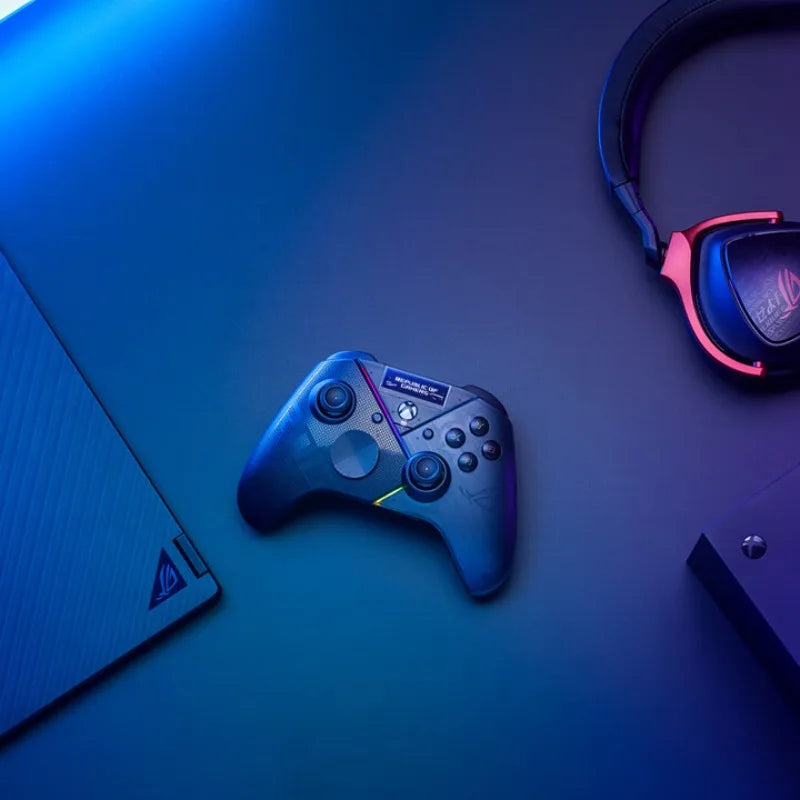 ROG Raikiri Pro Wireless Controller with DIY OLED Display, 3-Mode