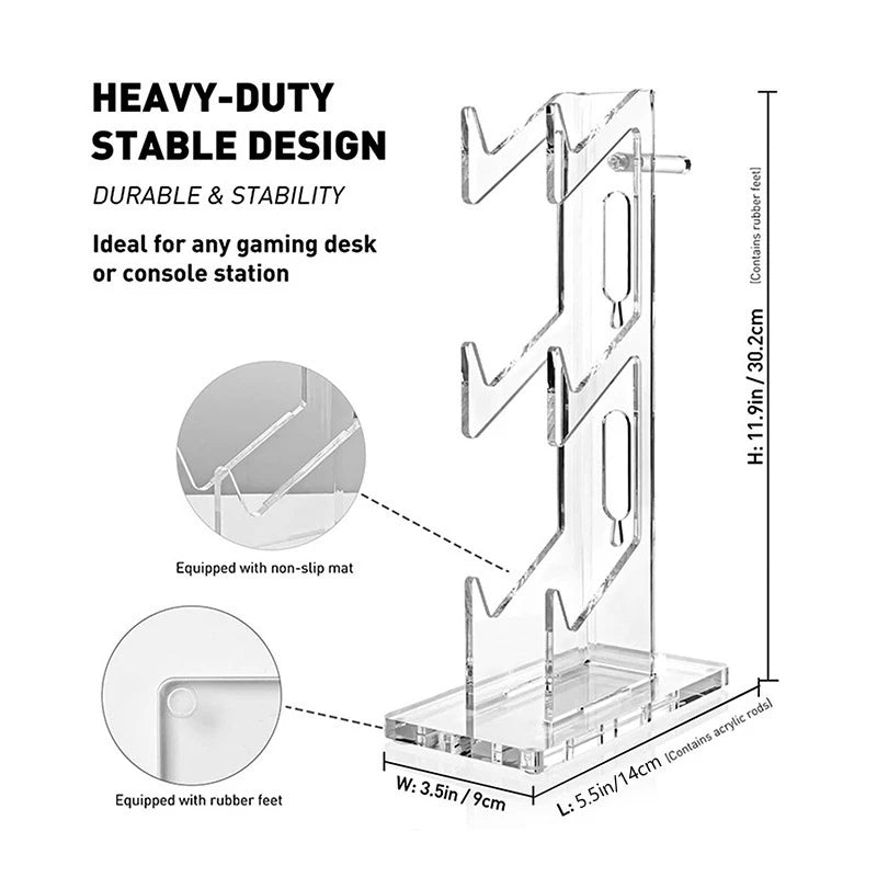 Controller and Headphone Display Stand for PS5, PS4, Xbox