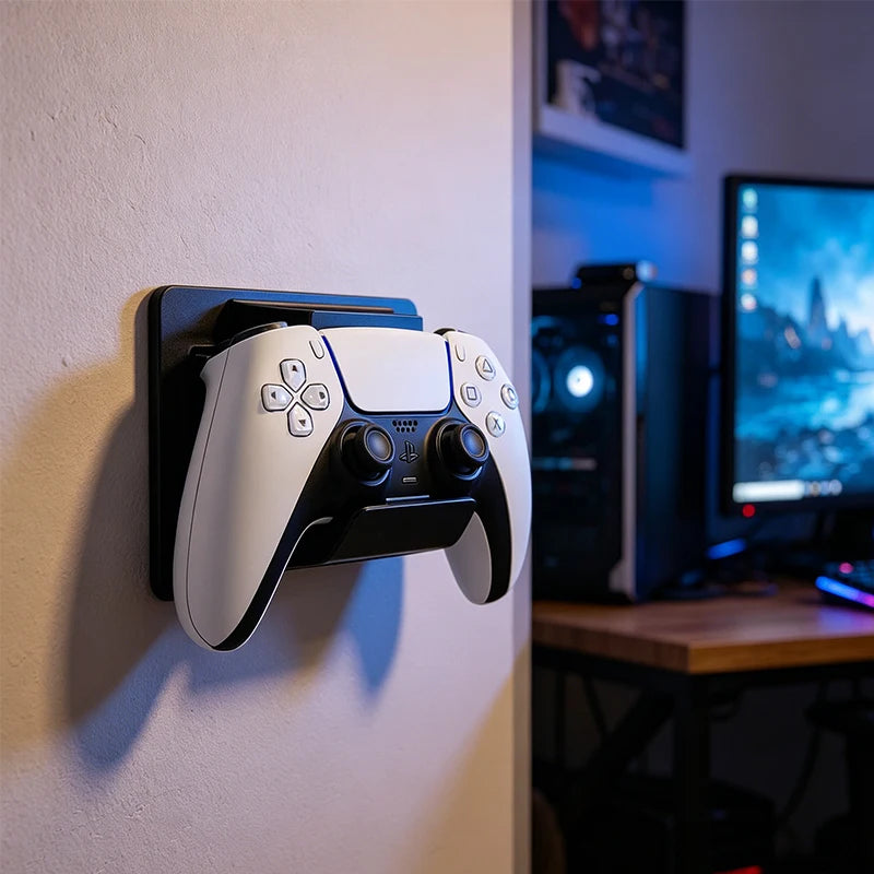 5 Pcs Acrylic Controller Holder for PS5 & Switch, Universal Stand