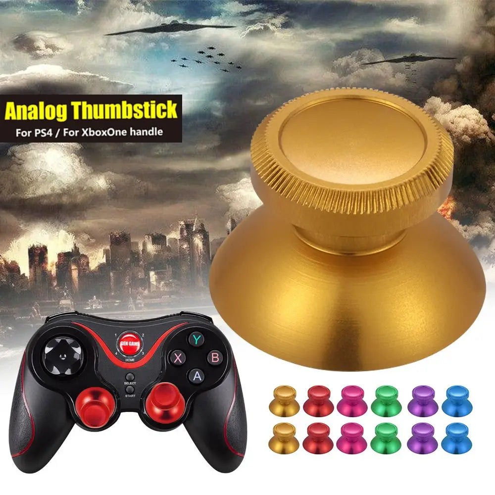2Pcs Metal Thumbstick Grip for PS4 Xbox One Controller, Aluminum