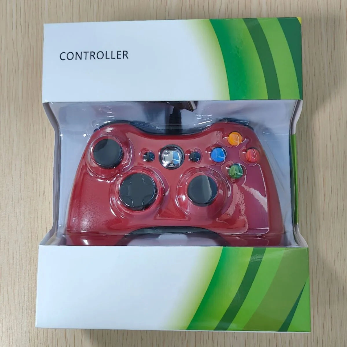 USB Wired Controller for Xbox 360 & PC, Dual Vibration