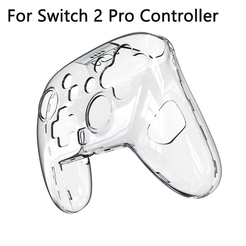 For Switch 2 Pro Controller Clear PC Cover Ultra Slim Transparent Protector Case for Switch 2 Gamepad Game Accessories