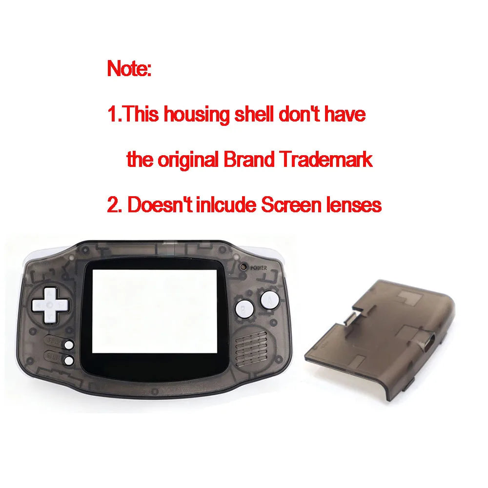 Replacement Housing Shell With USB-C Battery Cover With Buttons Rubber For HISPEEDIDO Game Boy Advance GBA IPS V2/V5 Battery MOD