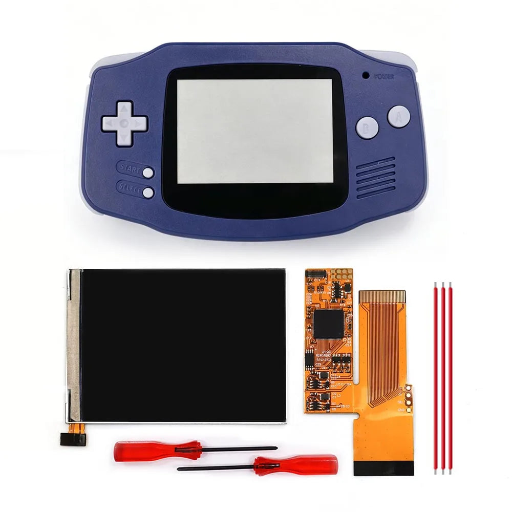 3.2 inch V2 IPS LCD Screen Backlight Backlit 10 Levels Brightnesss MOD For GameBoy Advance GBA Console