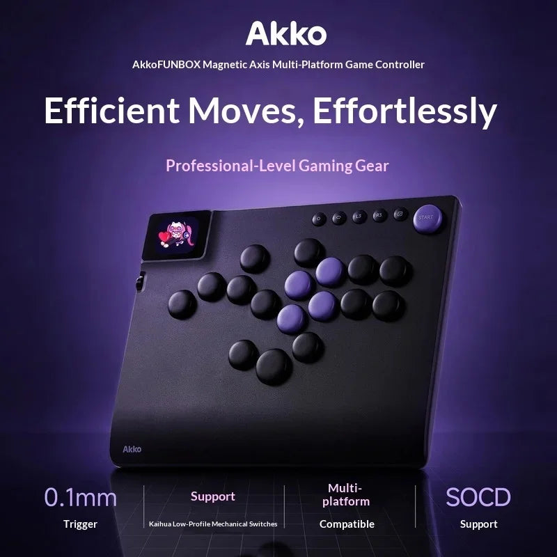 Akko FUNBOX Star Mini Hitbox 8K Polling for PC PS4 Xbox Switch
