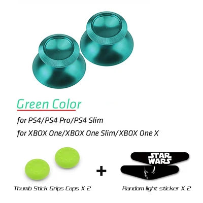 Data Frog Metal Thumbsticks for PS4 Slim/Pro, Xbox One Slim