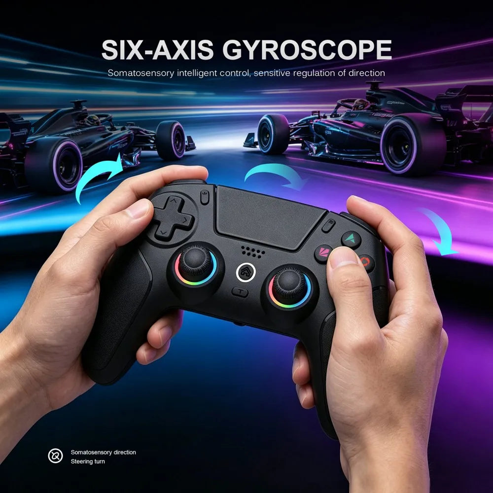 Wireless Controller for PS5, PC, Android, iOS, Hall Effect