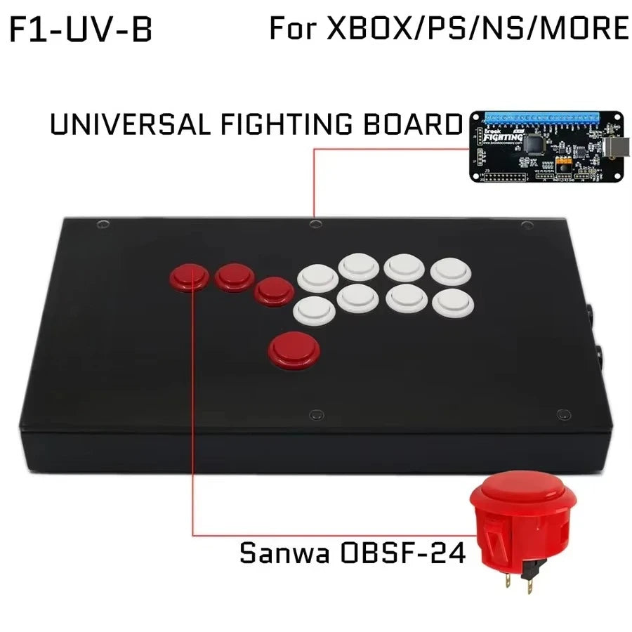 FightBox Fighting Board UP5 Hitbox Fight Stick for PS5/PS4/PC