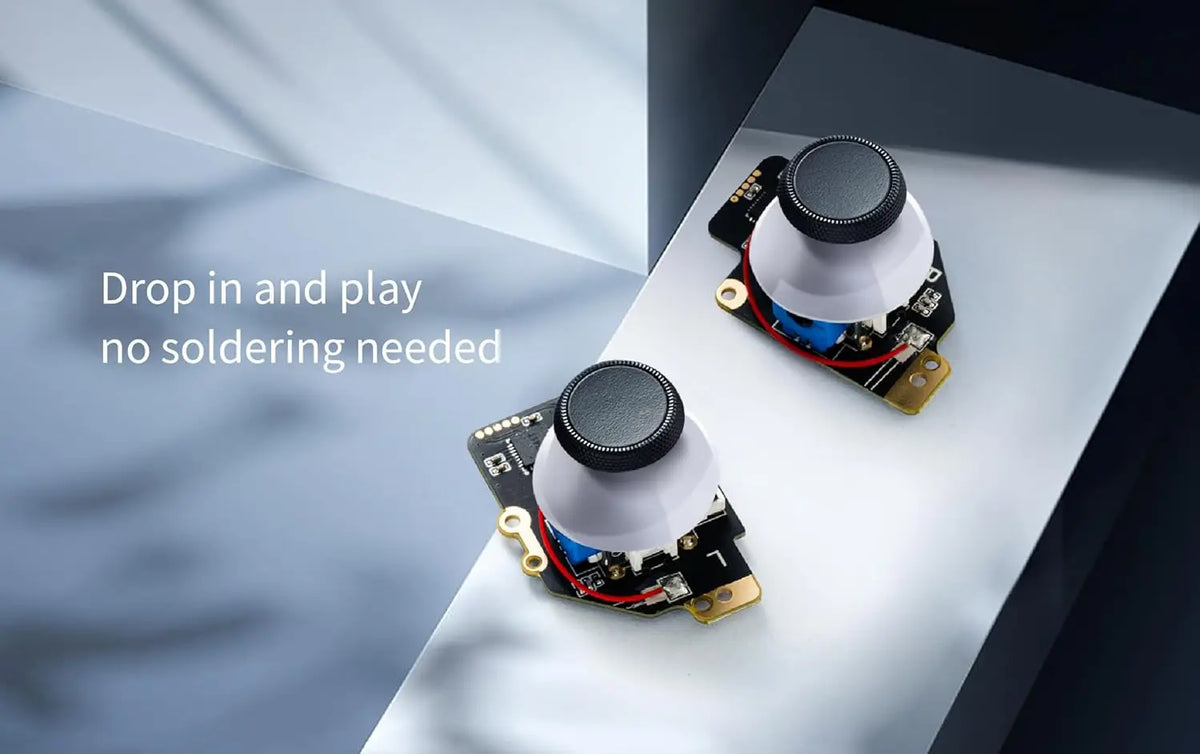 GuliKit Analog Joystick for Steam Deck LCD (Type A&B), Hall Effect No Drift Electromagnetic Thumbstick Replacement, No Soldering