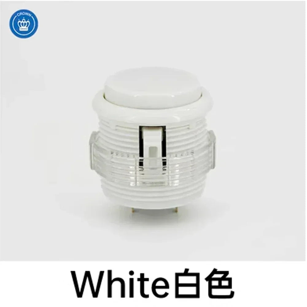 Original Korean CROWN 30mm Silent 203-S Push Button Arcade Cherry Switch DIY Joystick PC PS3 XBOX HITBOX Fighting Tekken Game