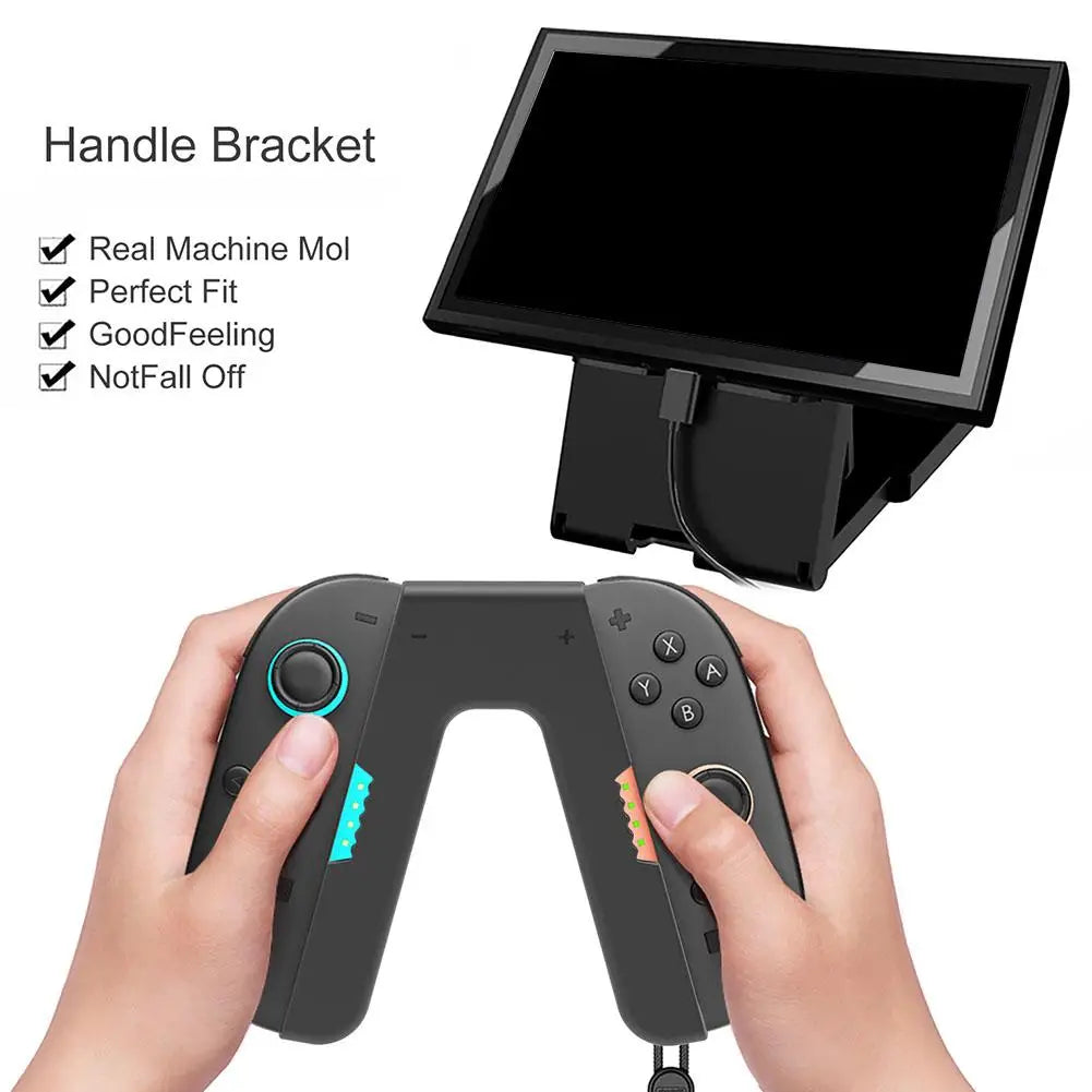 Joy-Con Grip for Nintendo Switch 2, V-Shaped Magnetic Bracket
