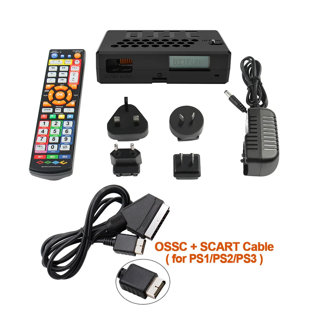 Bitfunx OSSC V1.8 Open Source Scan Converter HDMI Adapter