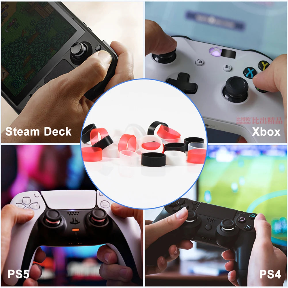 Silicone Joystick Rings for ROG Ally, Xbox, PS5, Steam Deck
