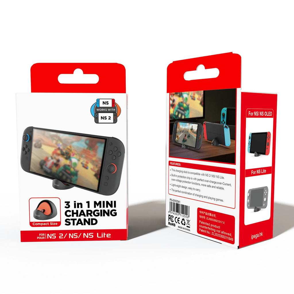 Nintendo Switch Lite Switch 2 Mini Charging Dock Aounion PG-SW2041