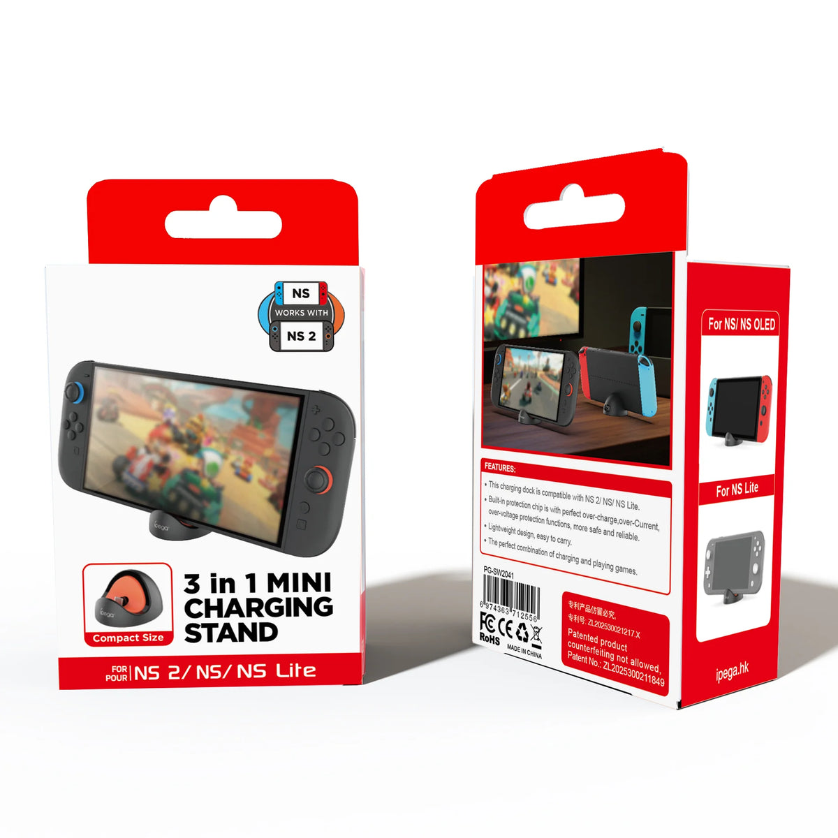 Nintendo Switch Lite Switch 2 Mini Charging Dock Aounion PG-SW2041