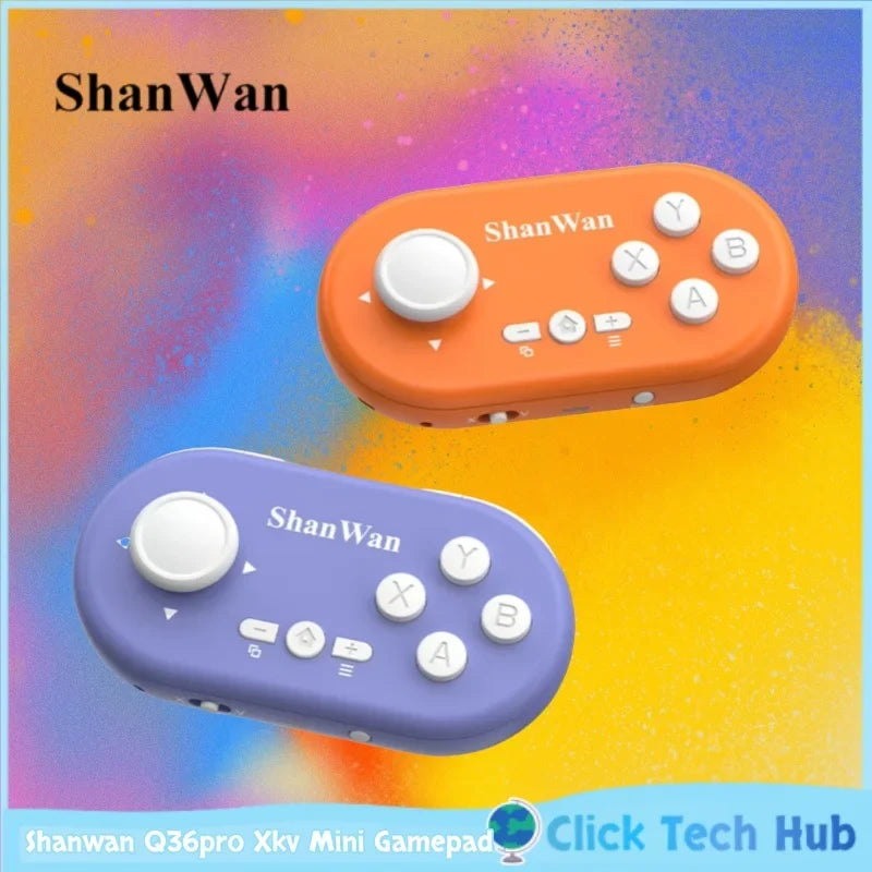 Shanwan Q36 Pro XKV Mini Gamepad Hall Joystick Gyro for PC