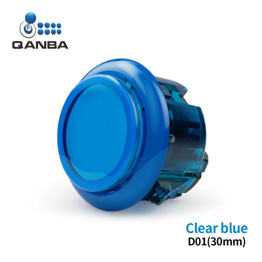 Qanba Gravity KS Silent Arcade Push Button 24mm/30mm Snap-in