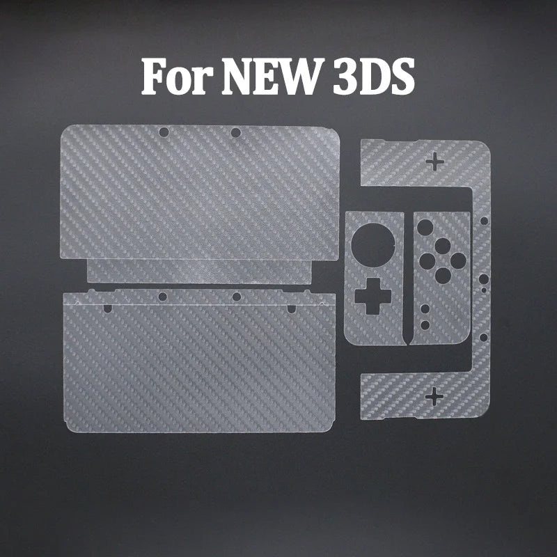 1PC Anti Scratch Carbon Fiber Full Body Skin Sticker Protective Film For 2DS/3DS/New 2DSXL/3DSXL/NDSL/NDSI XL/Switch/2/Oled/Lite