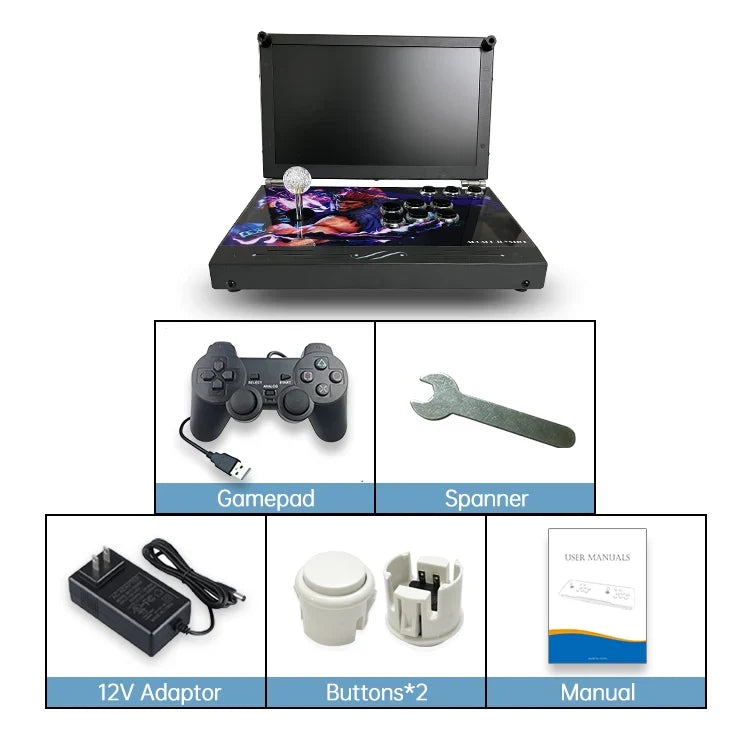 Pandora DX Box 14 Inch Folding Arcade Console, 28645 in 1, 720P